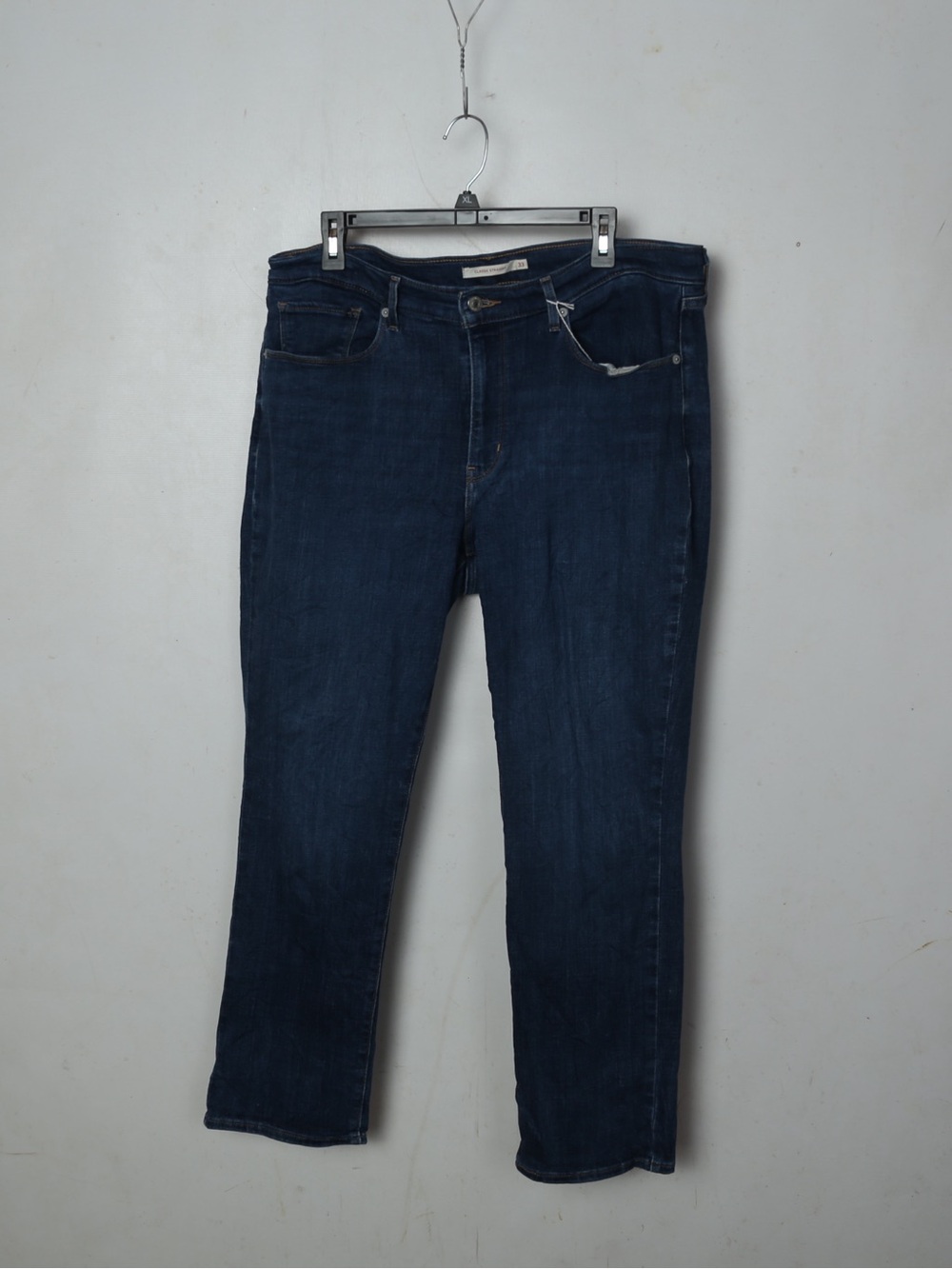 Levi's Women's Dark Indigo Straight Leg Jeans
